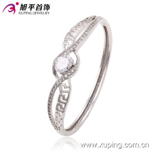 Fashion Silver Elegant Cubic Zirconia Bangle